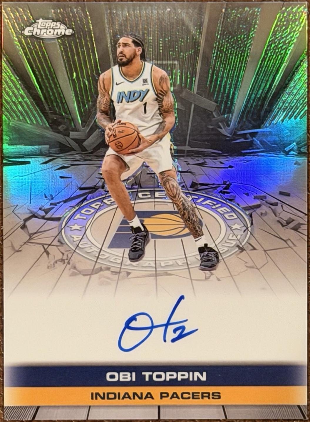Obi Toppin [Refractor] #TAU-OBI