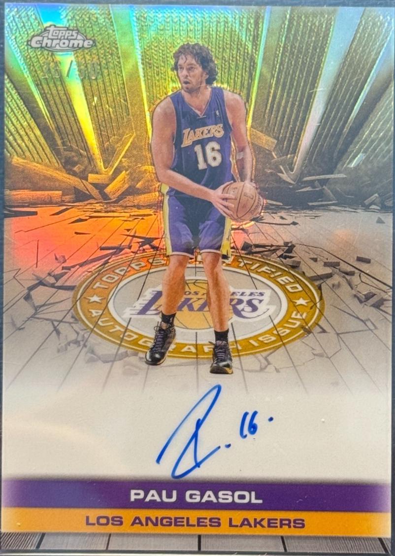 Pau Gasol [Refractor Gold] #TAU-PG