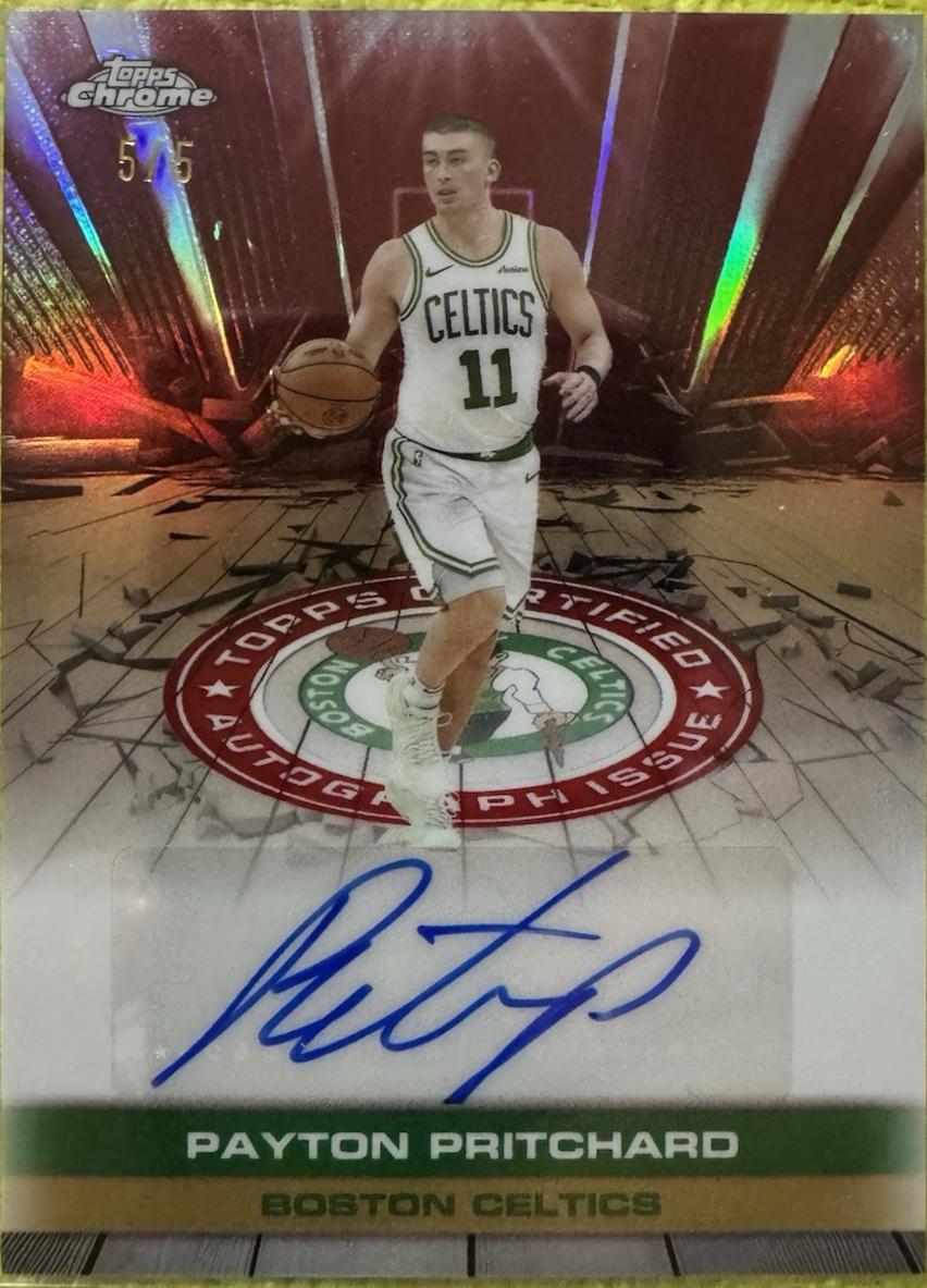 Payton Pritchard [Refractor Red] #TAU-PPR
