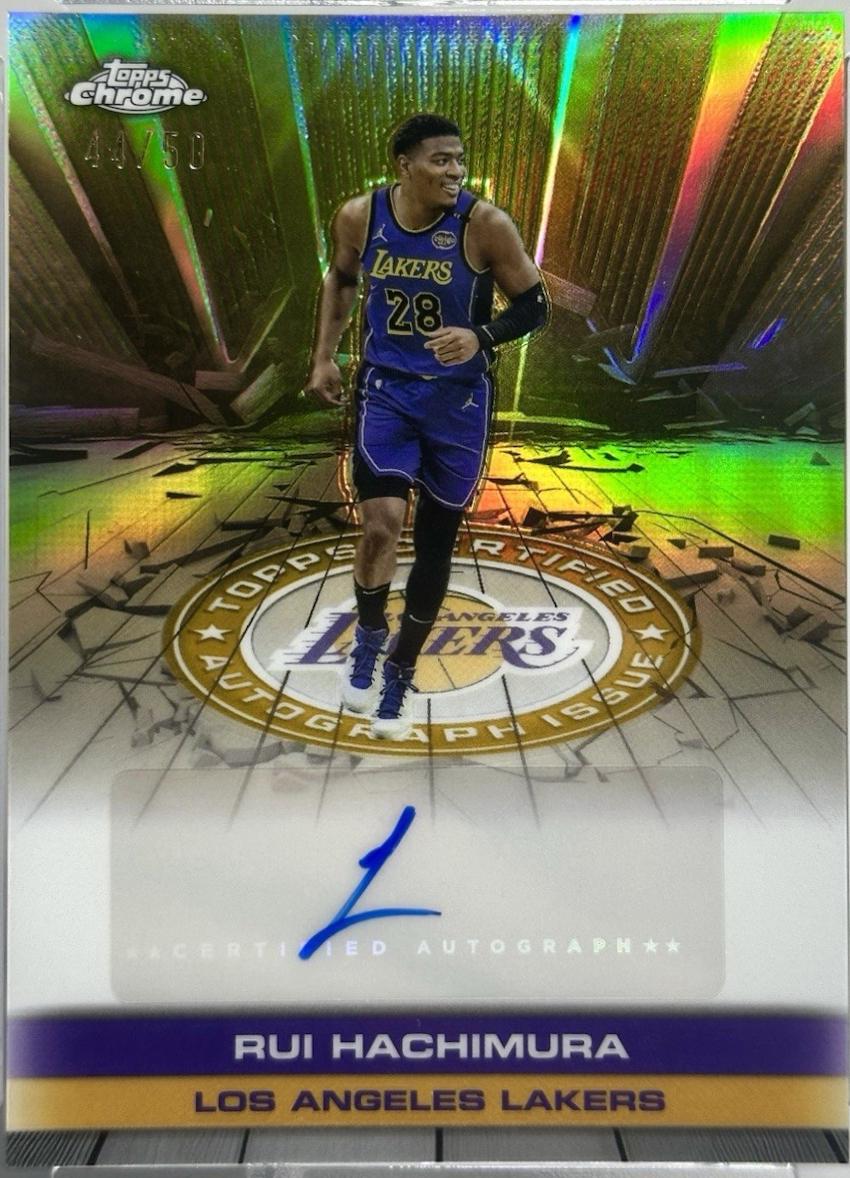 Rui Hachimura [Refractor Gold] #TAU-RHA