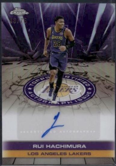 Rui Hachimura [Refractor Purple] #TAU-RHA