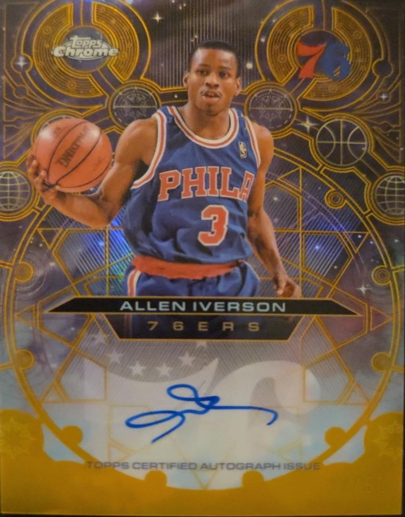 Allen Iverson [Refractor Gold] #CH-AI