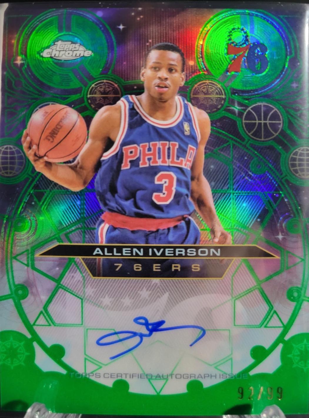 Allen Iverson [Refractor Green] #CH-AI