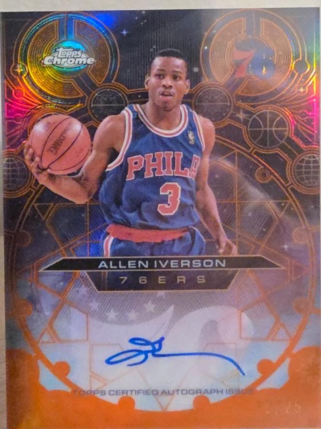 Allen Iverson [Refractor Orange] #CH-AI