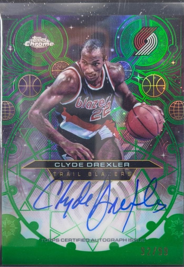Clyde Drexler [Refractor Green] #CH-CD