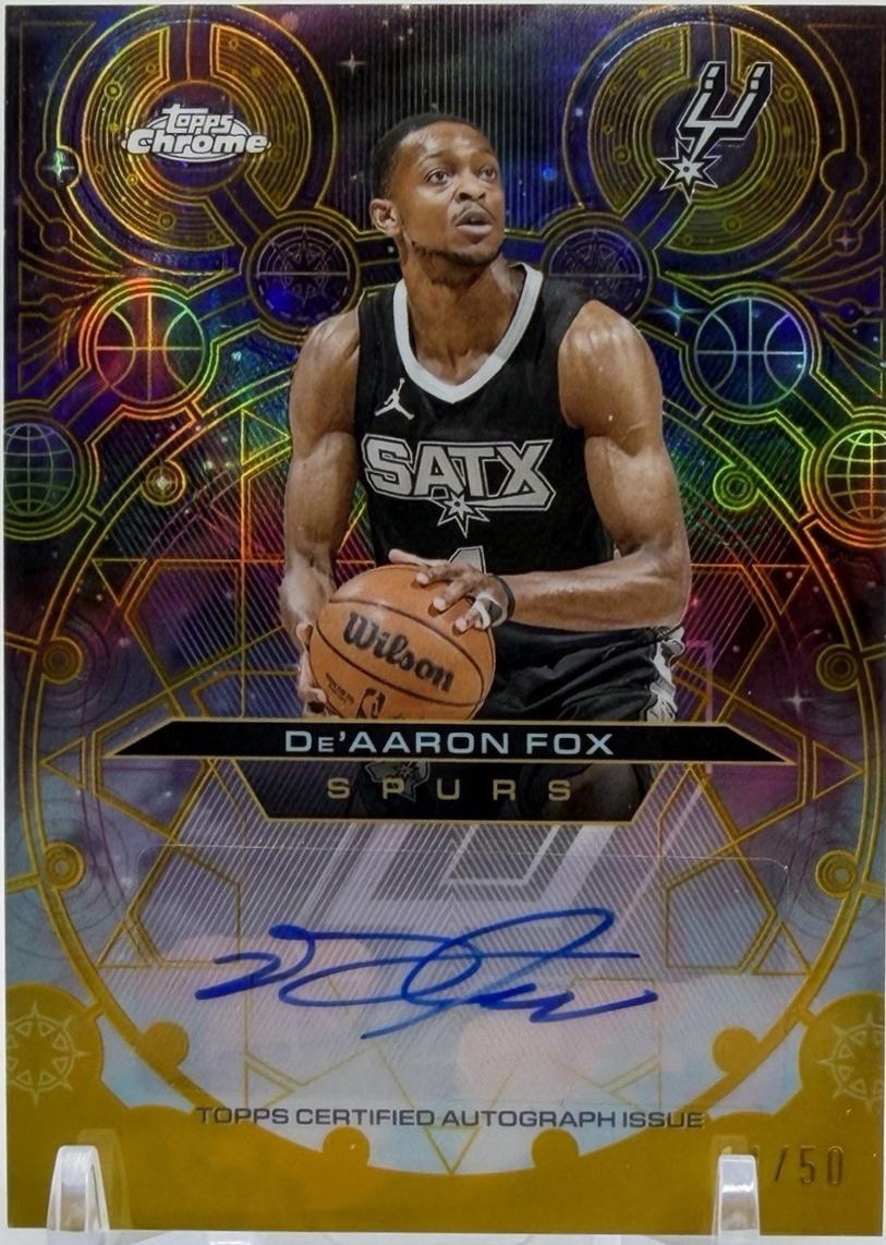 De'Aaron Fox [Refractor Gold] #CH-DF
