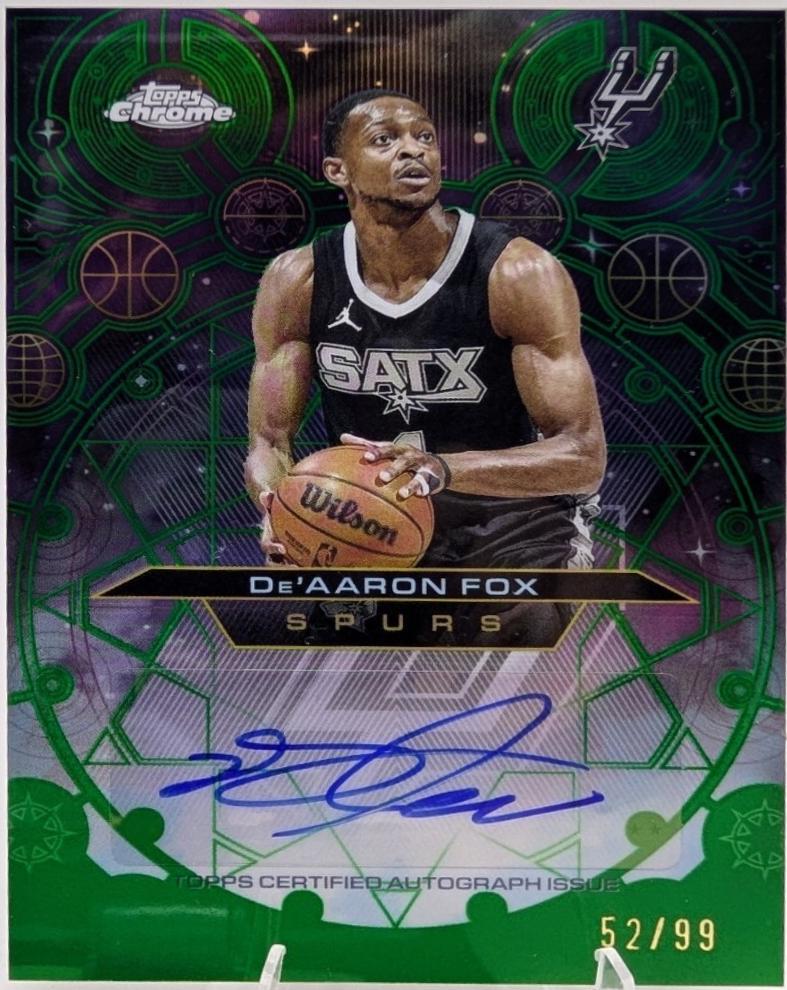 De'Aaron Fox [Refractor Green] #CH-DF
