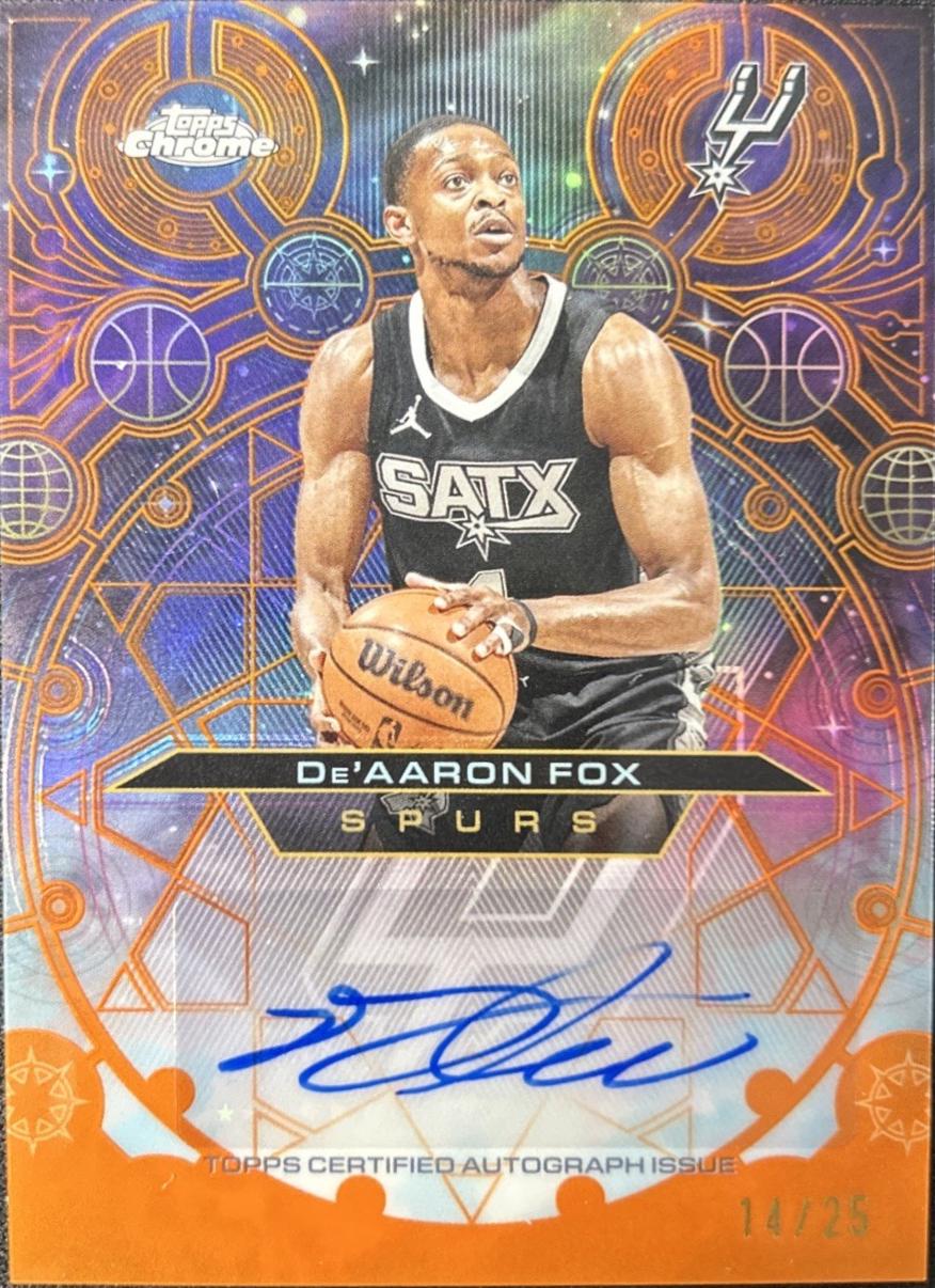 De'Aaron Fox [Refractor Orange] #CH-DF