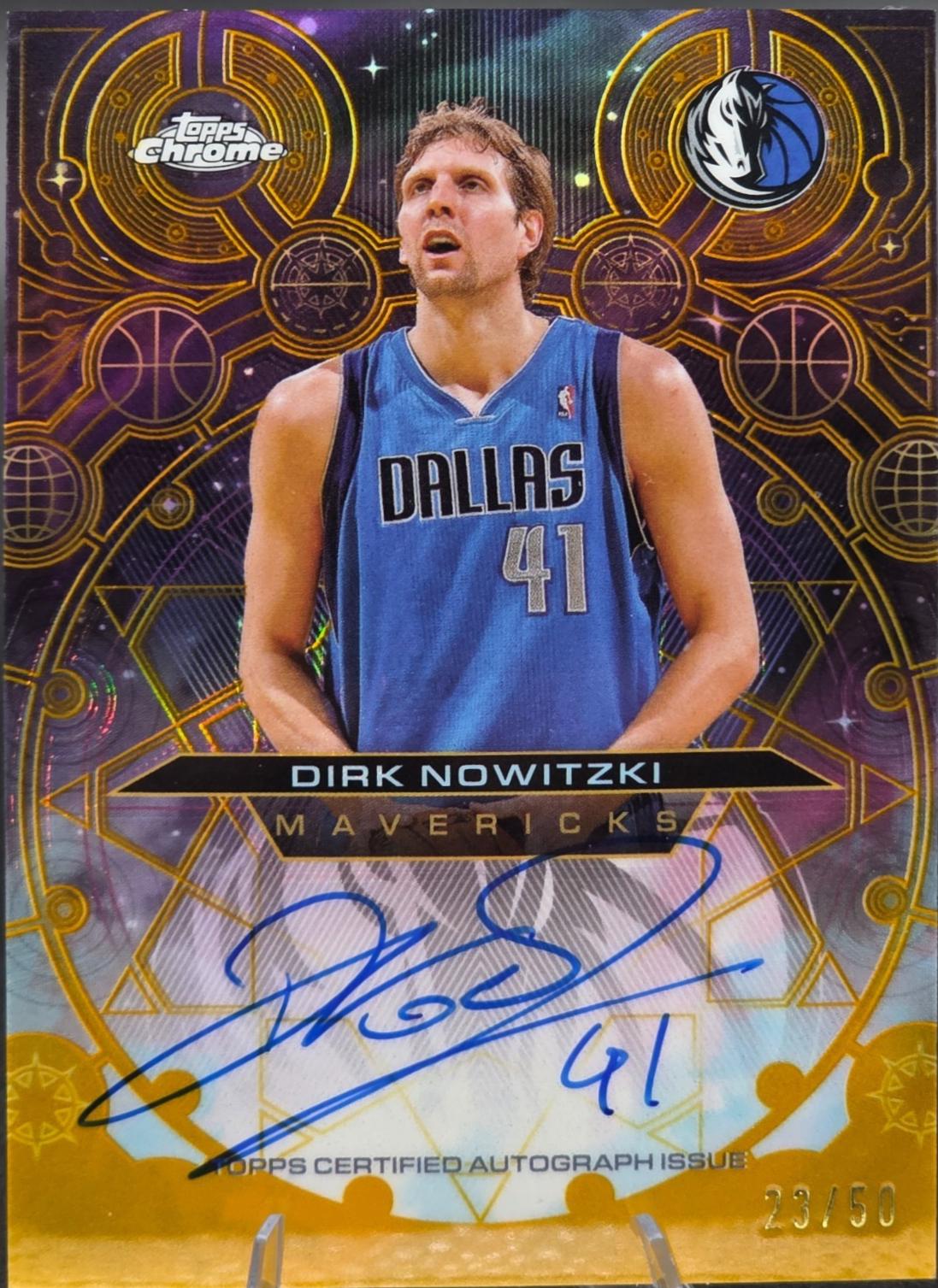 Dirk Nowitzki [Refractor Gold] #CH-DN