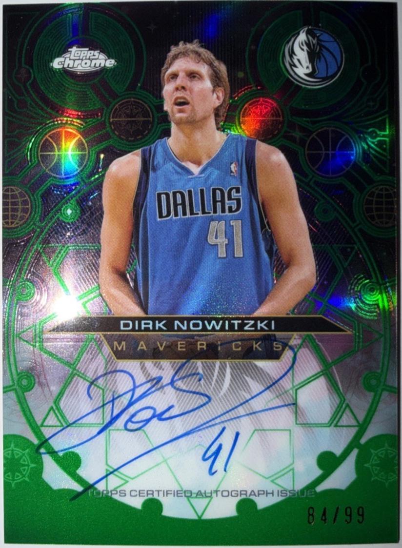 Dirk Nowitzki [Refractor Green] #CH-DN