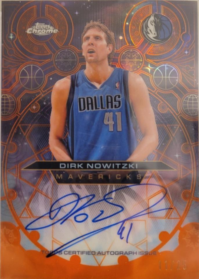 Dirk Nowitzki [Refractor Orange] #CH-DN