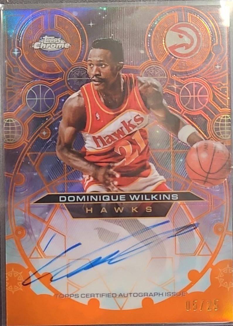Dominique Wilkins [Refractor Orange] #CH-DW