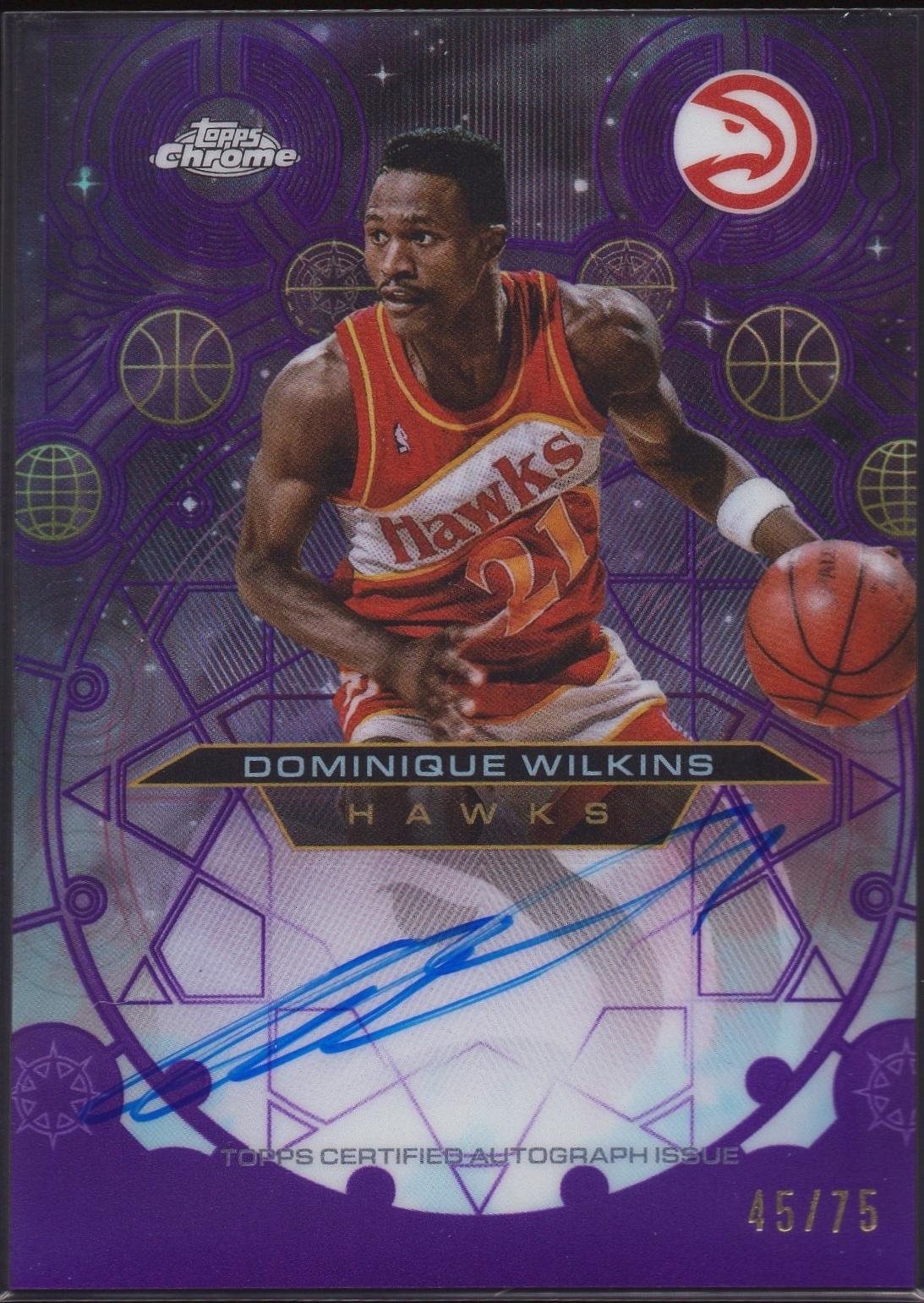 Dominique Wilkins [Refractor Purple] #CH-DW