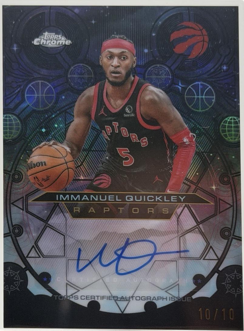 Immanuel Quickley [Refractor Black] #CH-IQ