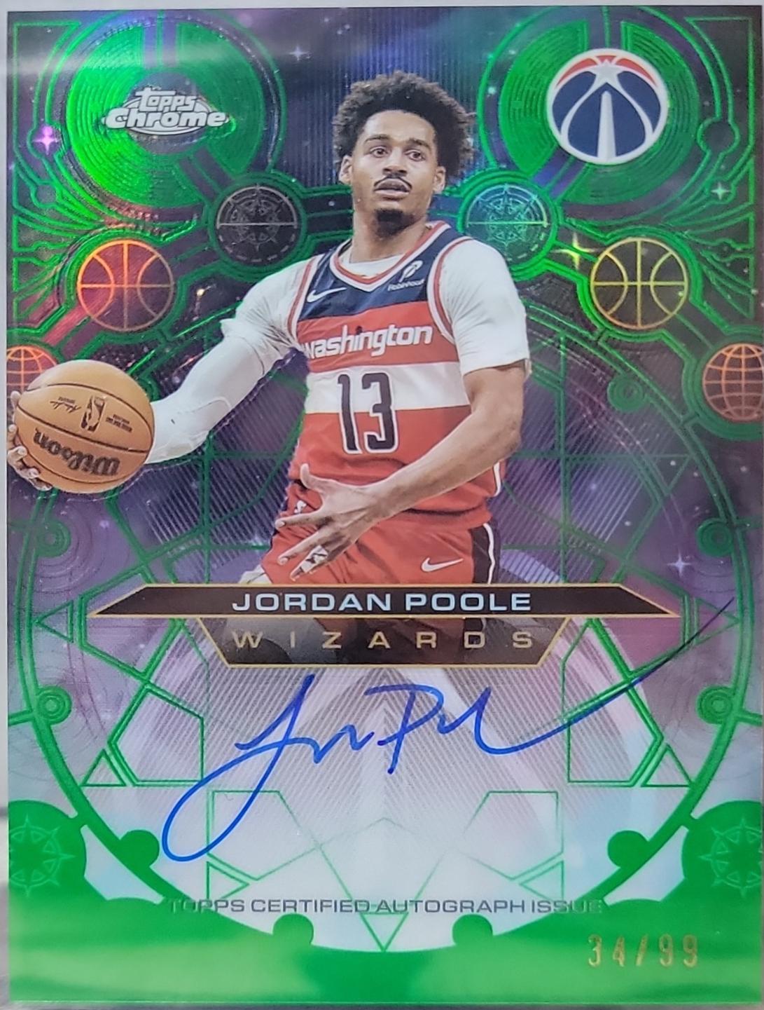 Jordan Poole [Refractor Green] #CH-JP