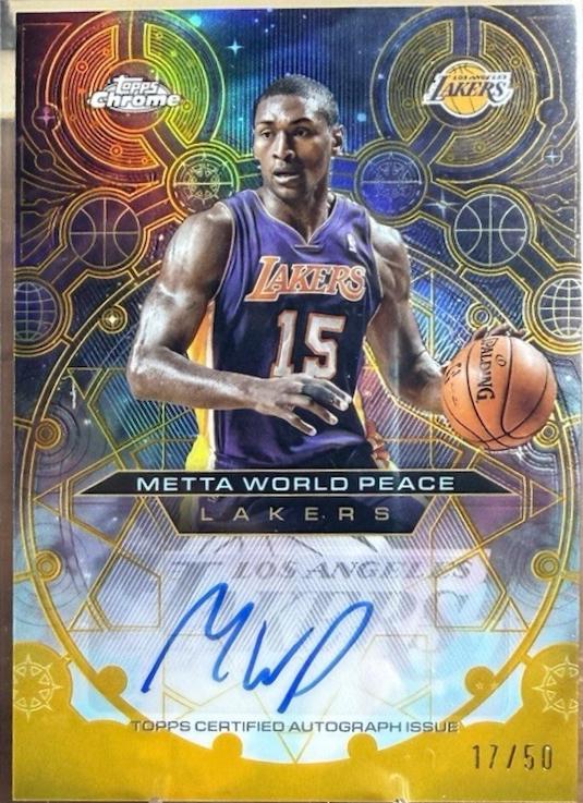 Metta World Peace [Refractor Gold] #CH-MWP