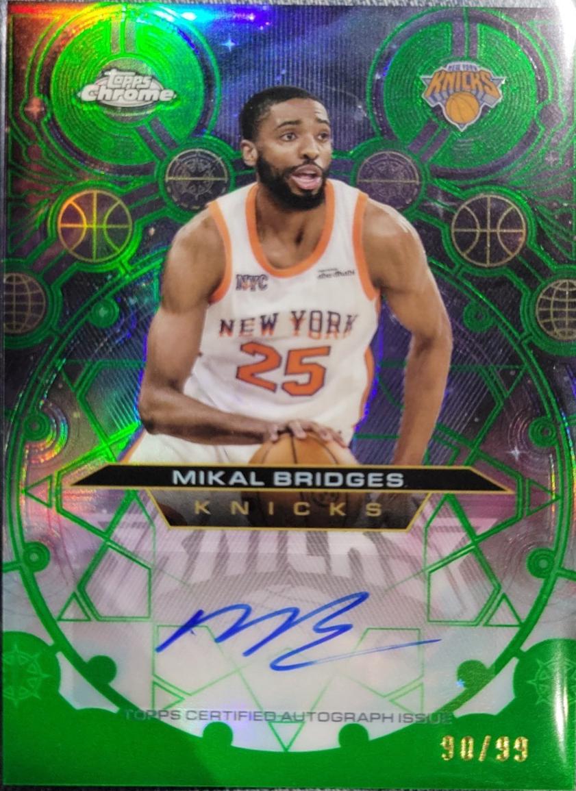 Mikal Bridges [Refractor Green] #CH-MB