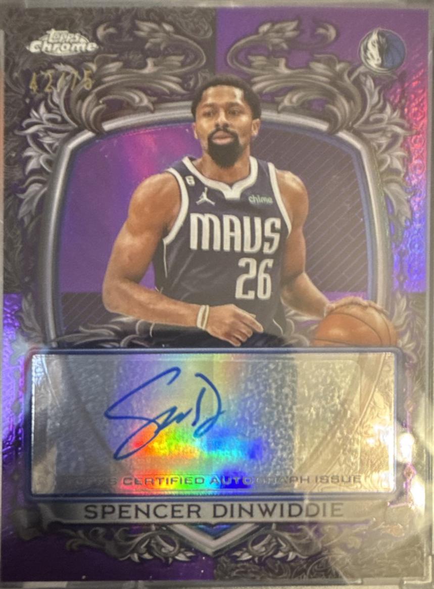 Spencer Dinwiddie [Refractor Purple] #CH-SD