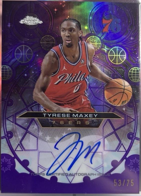Tyrese Maxey [Refractor Purple] #CH-TM