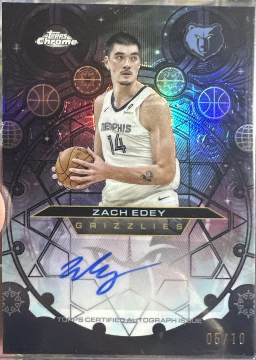 Zach Edey [Refractor Black] #CH-ZE