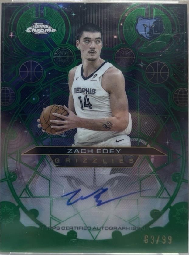 Zach Edey [Refractor Green] #CH-ZE
