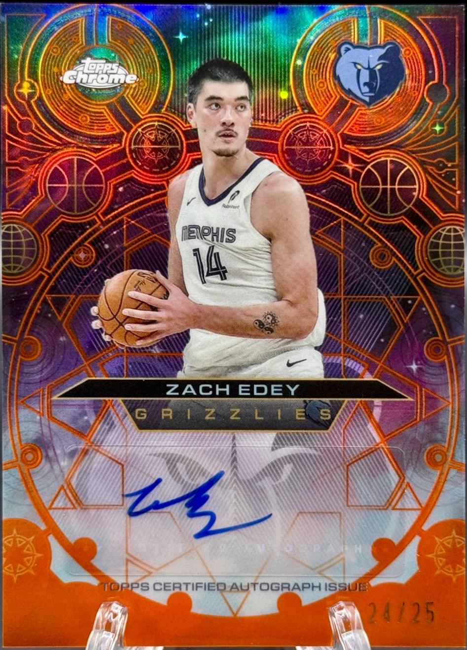 Zach Edey [Refractor Orange] #CH-ZE