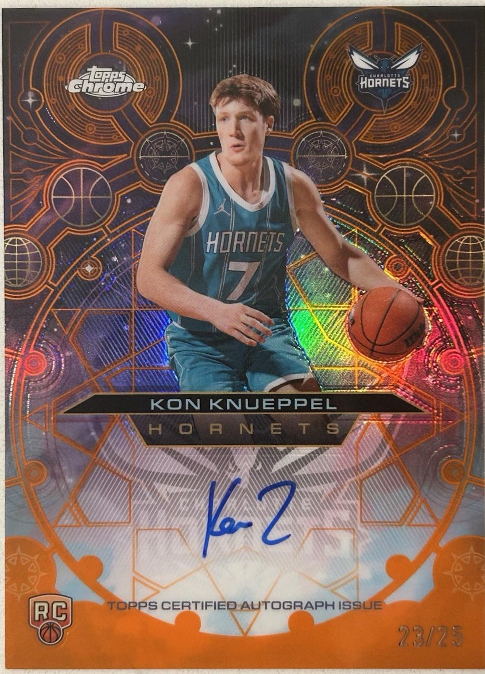Kon Knueppel [Refractor Geometric Orange] #CHR-KK