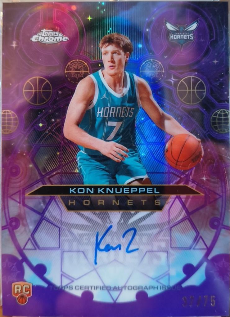 Kon Knueppel [Refractor Geometric Purple] #CHR-KK