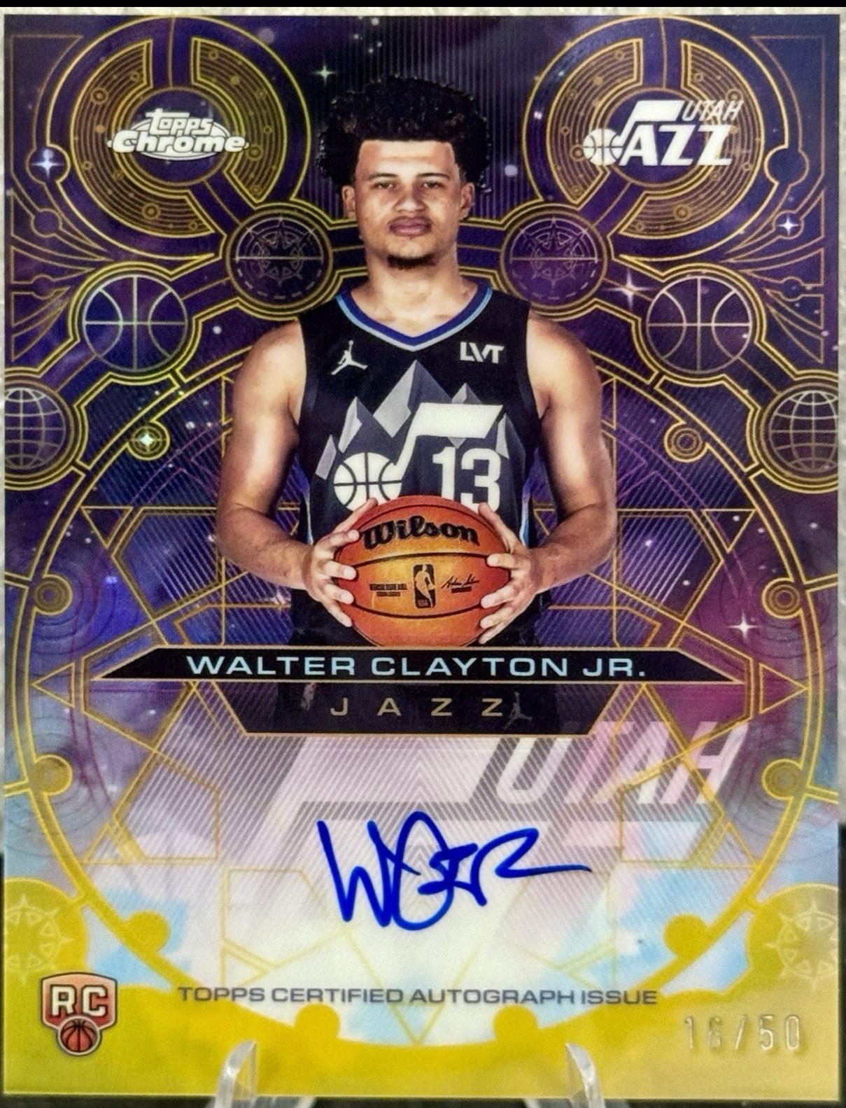 Walter Clayton Jr. [Refractor Gold] #CHR-WCJ