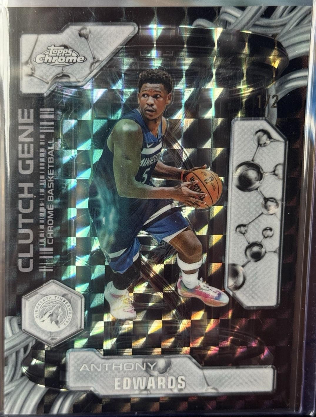 Anthony Edwards [Refractor White Geometric] #CG-4