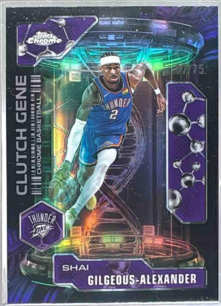 Shai Gilgeous-Alexander [Refractor Purple Geometric] #CG-9
