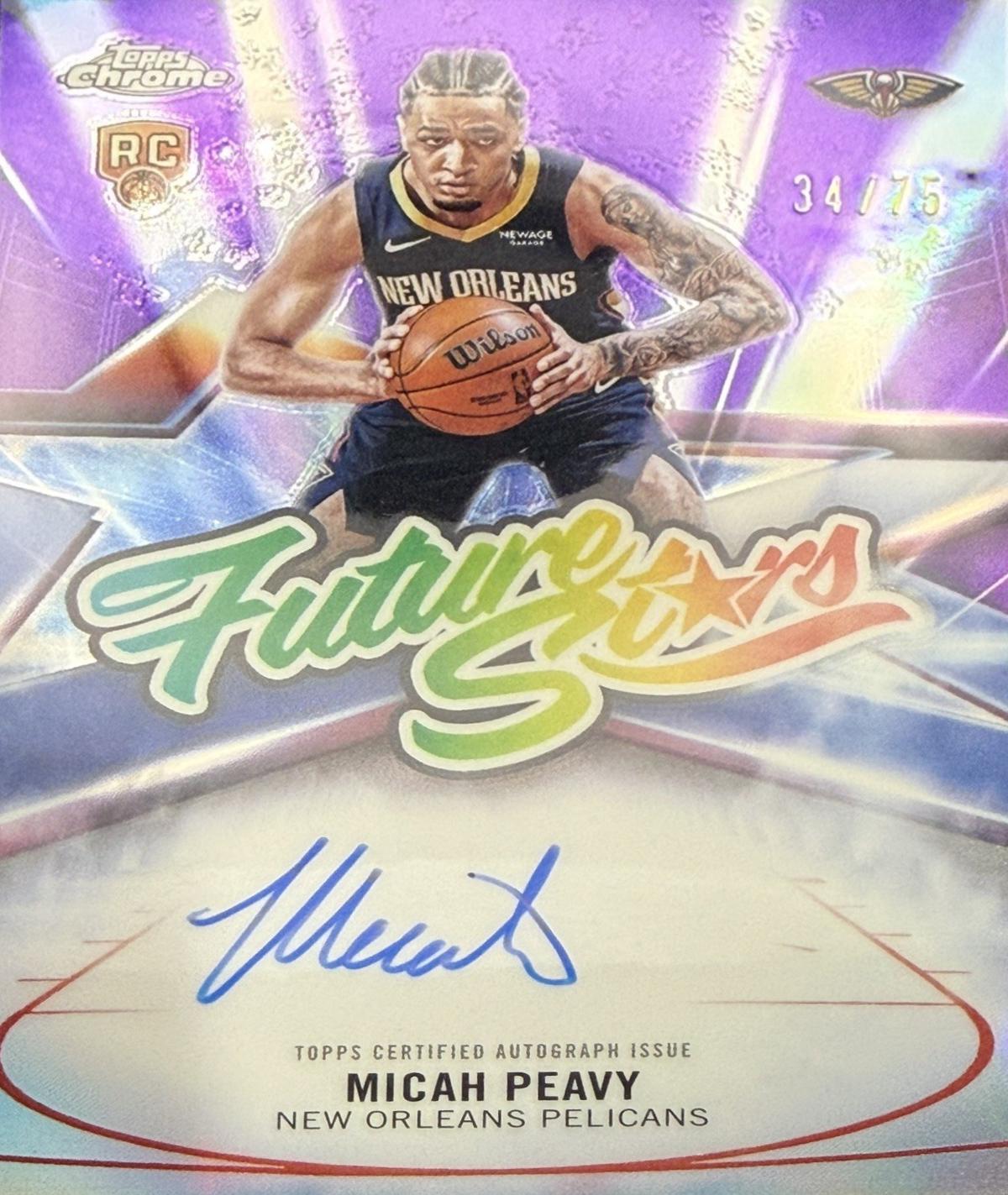 Micah Peavy [Refractor Purple] #FS-MP