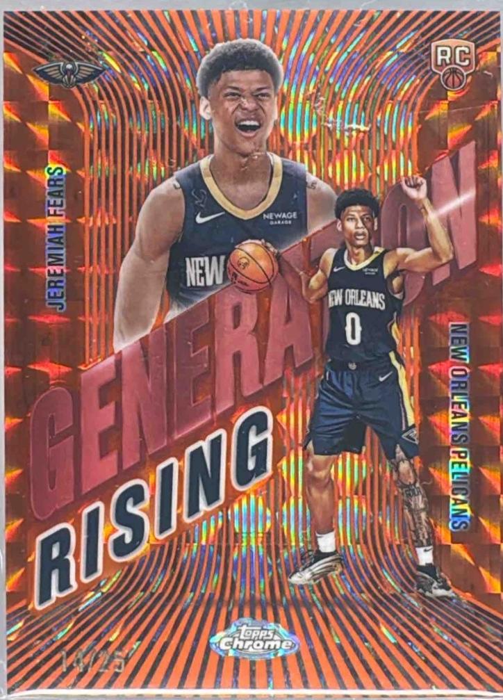 Jeremiah Fears [Refractor Orange Geometric] #GR-7