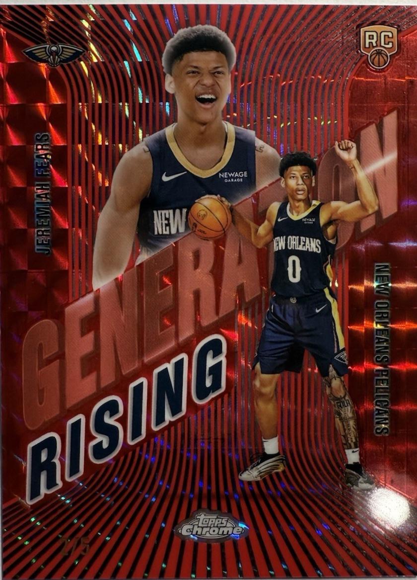 Jeremiah Fears [Refractor Red Geometric] #GR-7