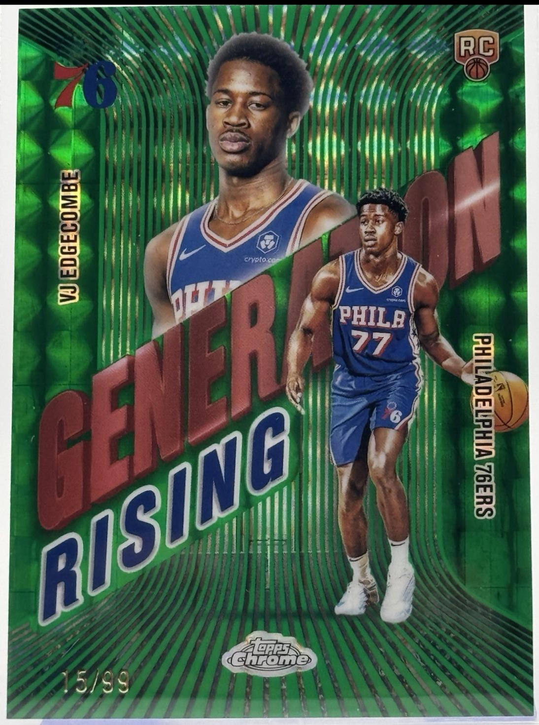 VJ Edgecombe [Refractor Green Geometric] #GR-3