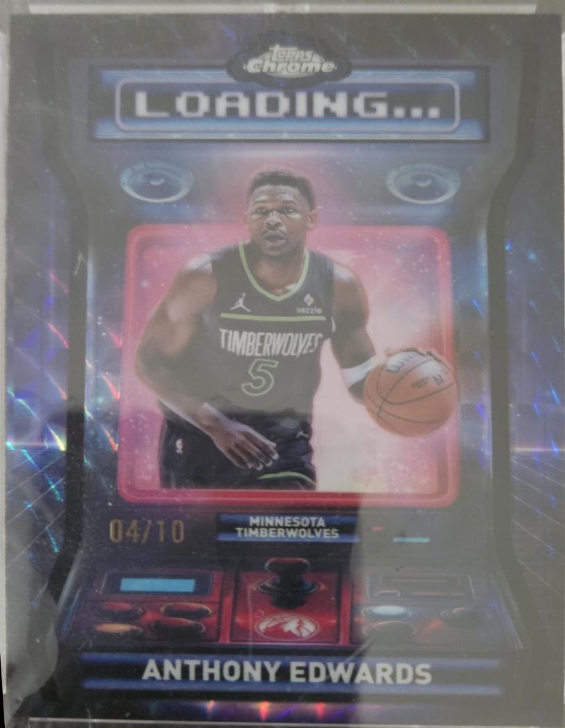 Anthony Edwards [Refractor Black Geometric] #LD-3