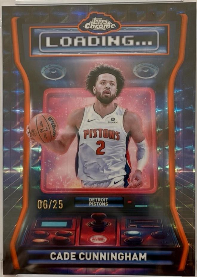 Cade Cunningham [Refractor Orange Geometric] #LD-7