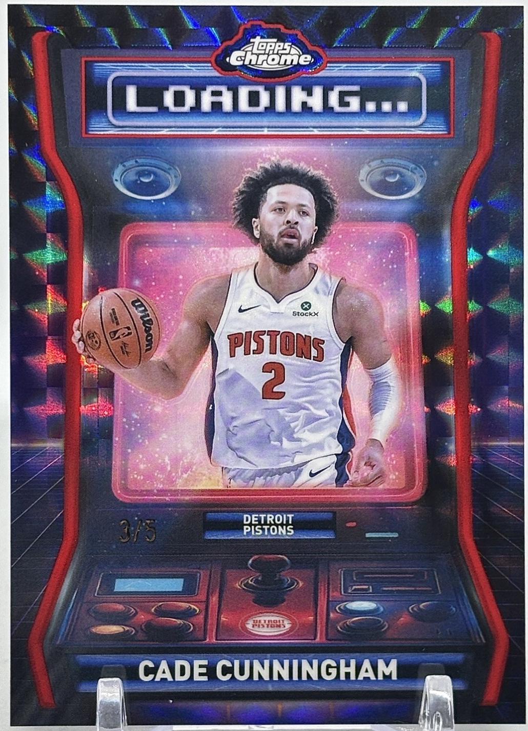 Cade Cunningham [Refractor Red Geometric] #LD-7