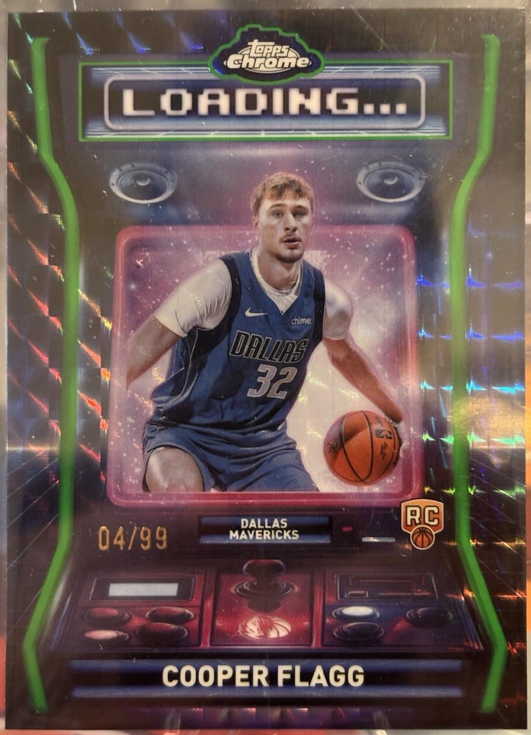 Cooper Flagg [Refractor Green Geometric] #LD-11