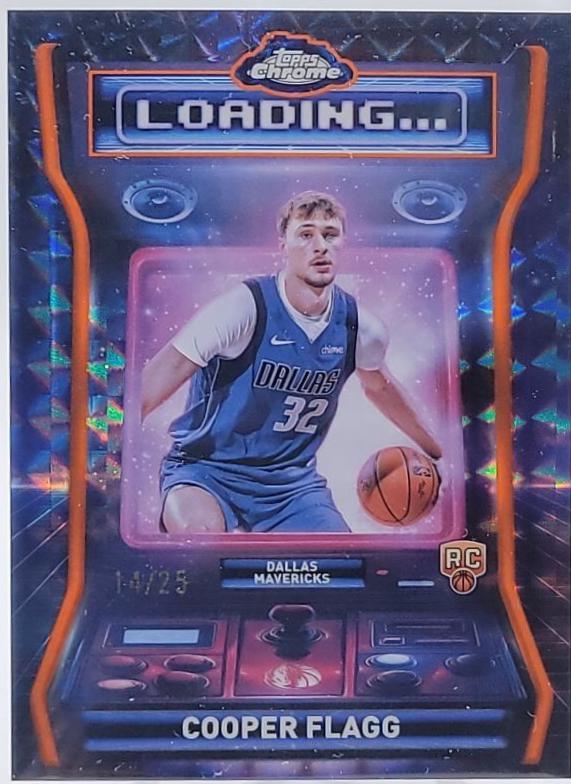 Cooper Flagg [Refractor Orange Geometric] #LD-11