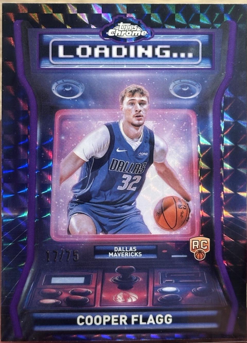 Cooper Flagg [Refractor Purple Geometric] #LD-11