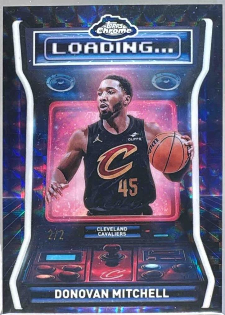 Donovan Mitchell [Refractor White Geometric] #LD-9