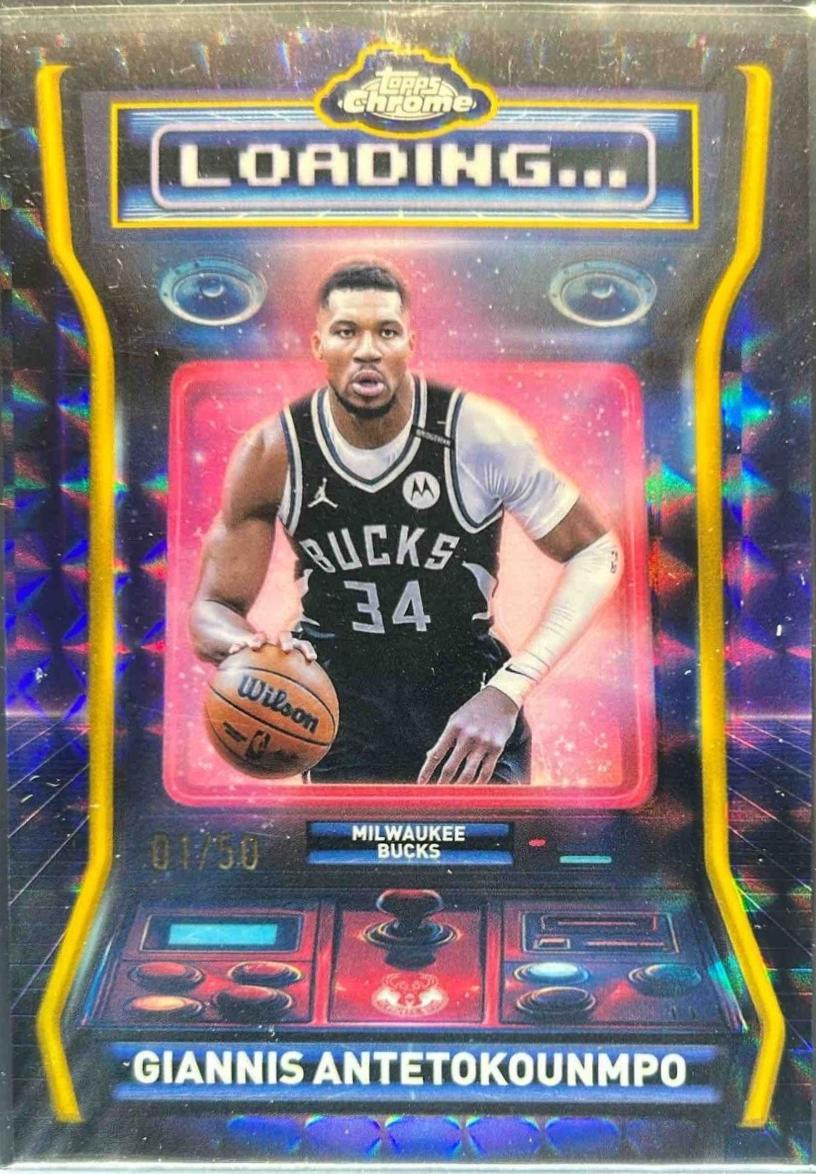 Giannis Antetokounmpo [Refractor Gold Geometric] #LD-6