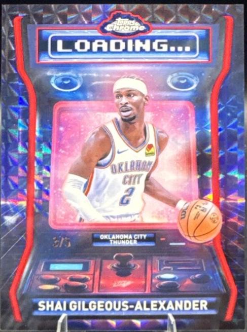 Shai Gilgeous-Alexander [Refractor Red Geometric] #LD-1
