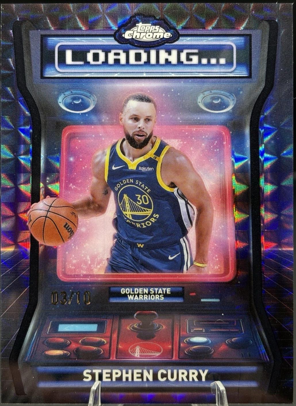 Stephen Curry [Refractor Black Geometric] #LD-4