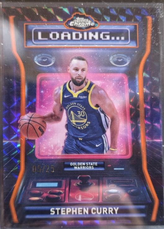 Stephen Curry [Refractor Orange Geometric] #LD-4
