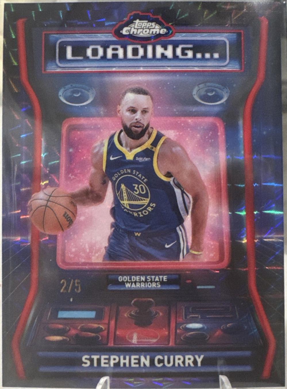 Stephen Curry [Refractor Red Geometric] #LD-4