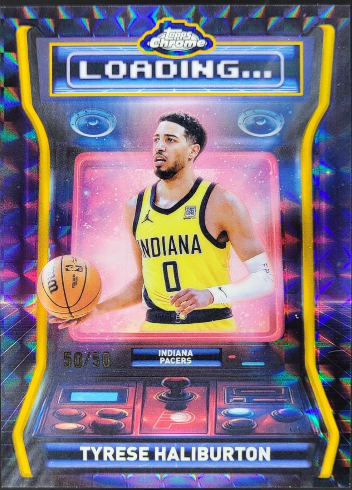 Tyrese Haliburton [Refractor Gold Geometric] #LD-10