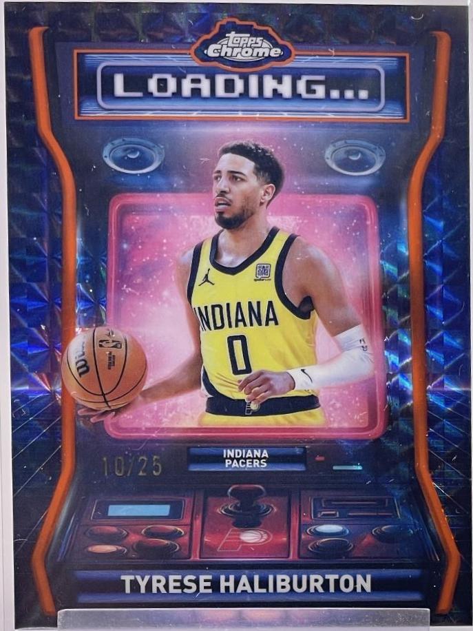 Tyrese Haliburton [Refractor Orange Geometric] #LD-10