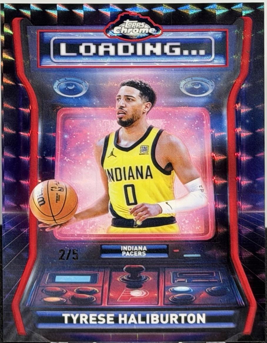Tyrese Haliburton [Refractor Red Geometric] #LD-10